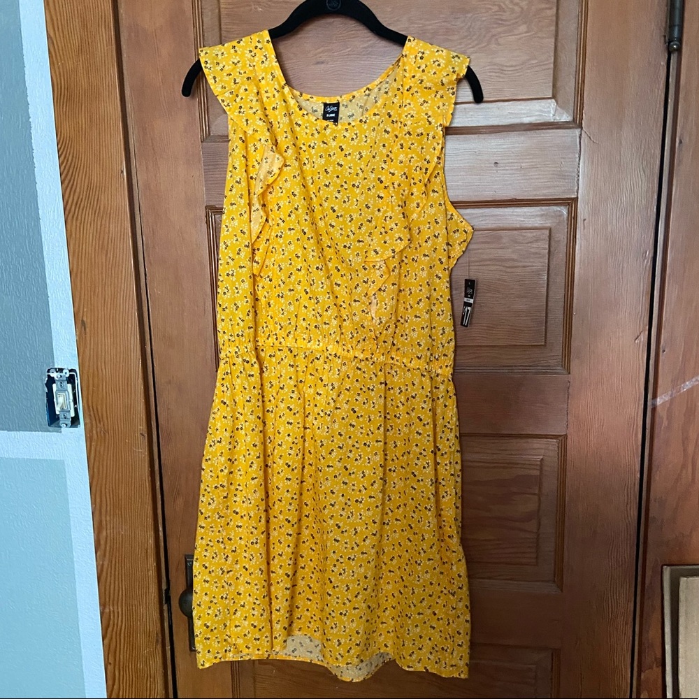 Yellow Floral Dress